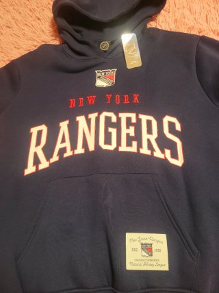 Sudadera New York Rangers Azul y Roja