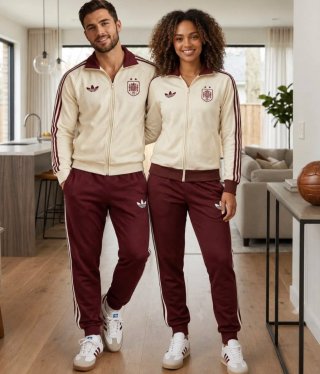 Chándal Adidas España Beige/Rojo NO AGO ENVIOS