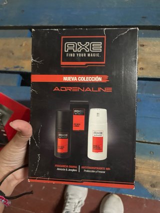 Set Axe Adrenaline Perfume y Antitranspirante