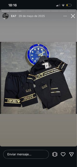 Conjunto emporio armani