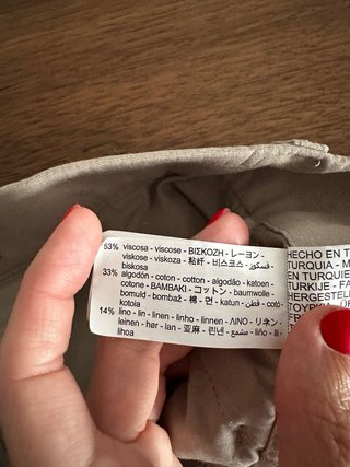 Bermudas Zara Beige