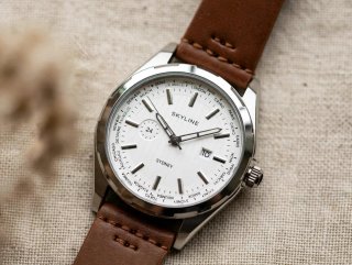 Reloj Skyline con Correa de Piel