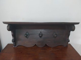 Perchero de Pared de Madera