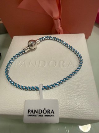 Pulsera Pandora Azul  El precio es la pulsera solo