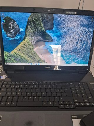 Portátil Acer Aspire Negro modelo 8730
