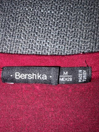 Camisa Bershka Roja Mangas 3/4 Talla XS