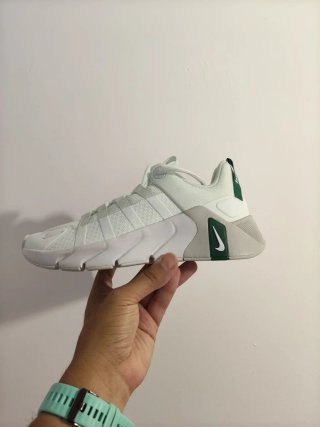 T38 Nike Free Metcon 7 blancas/verdes