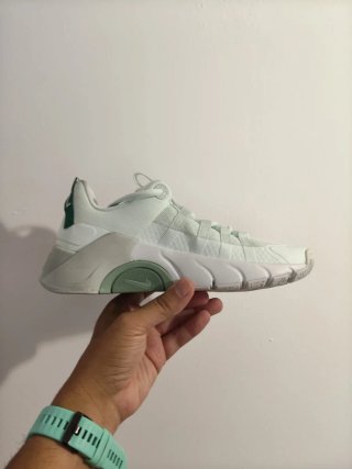 T38 Nike Free Metcon 7 blancas/verdes