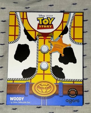Moneda Plata Woody Toy Story 1 oz