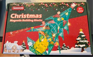 Juego de Bloques Magnéticos Navidad Lozzzyo