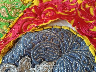 Pack 3 Cojines Indios Bordados a Mano
