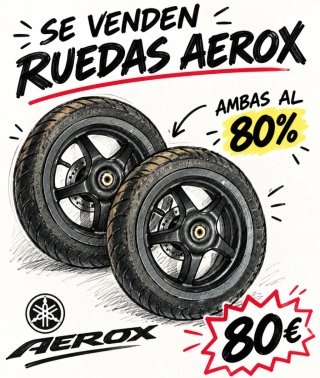 Ruedas Aerox 80%