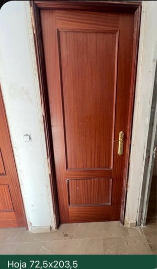 Puerta de paso de madera 72,5x203,5 cm