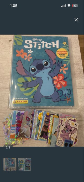 Álbum y Cromos Disney Stitch Panini