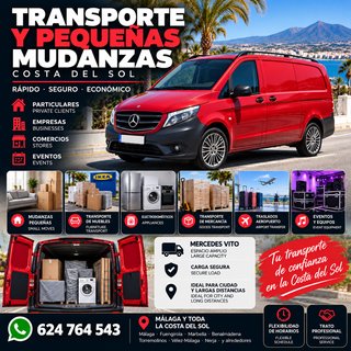 Transporte y Pequeñas Mudanzas Costa del Sol