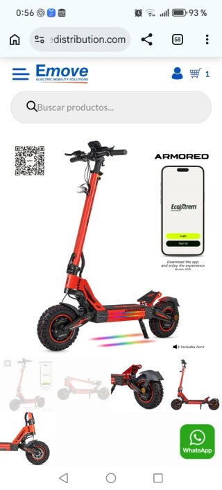 Patinete Eléctrico Ecoxtreme Armored Pro Dual