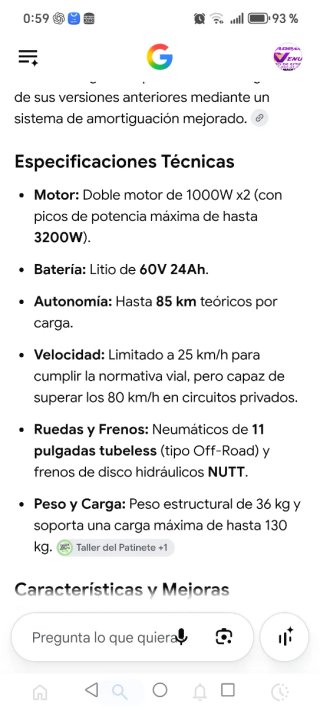 Patinete Eléctrico Ecoxtreme Armored Pro Dual