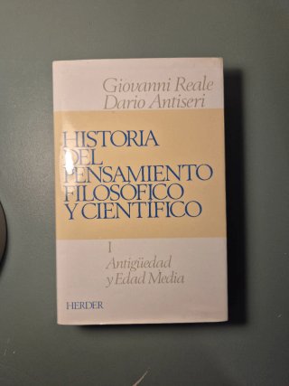 Historia del pensameiento filosofico y cientifico