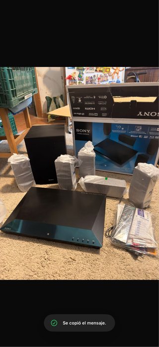 Home Cinema Blu-ray Sony Negro