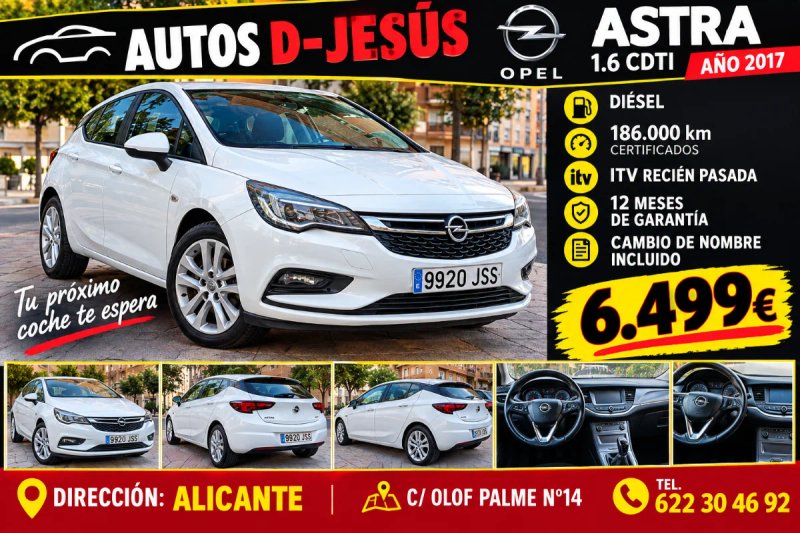 Opel Astra 1.6 CDTI Selective 2017
