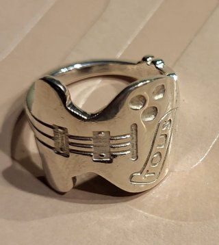 Anillo Tous Guitarra semiabierto de plata