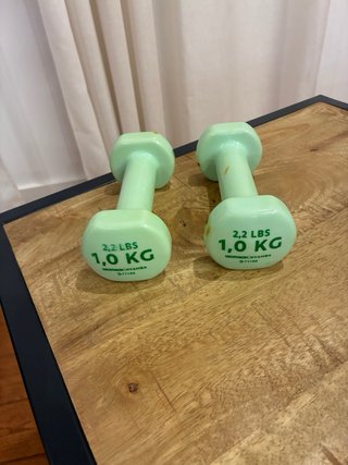 Fitness mancuernas esterilla banda goma tobilleras