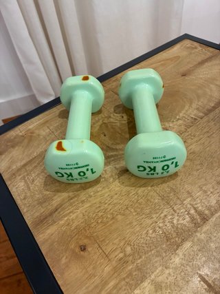 Fitness mancuernas esterilla banda goma tobilleras