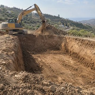 Depósitos de agua de hormigón armado para riego