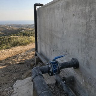 Depósitos de agua de hormigón armado para riego