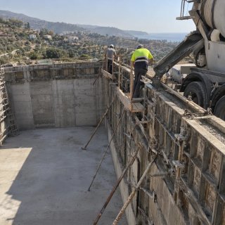 Depósitos de agua de hormigón armado para riego
