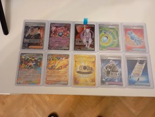 Pokémon Lotto 10 carte ITA 2023 Full Art Foil:...