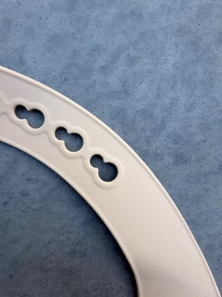 Babete de Silicone Bege