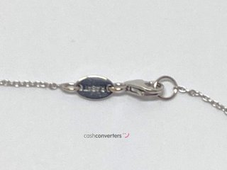 cadena oro 18k con piedra con diamante,moisanita 19cm