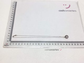 cadena oro 18k con piedra con diamante,moisanita 19cm