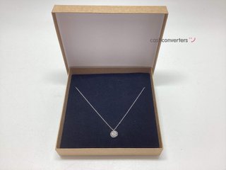 cadena oro 18k con piedra con diamante,moisanita 19cm