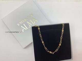 cadena oro 18k 22cm