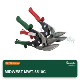 Juego tijeras de chapa Midwest MWT-6510C