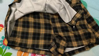 Falda pantalón cuadros T 36