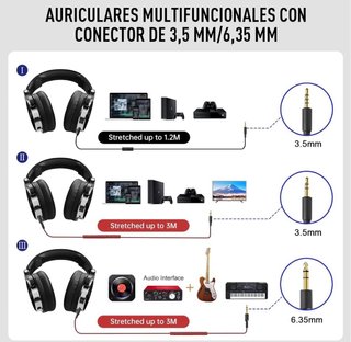 Auriculares de estudio Eker con cable