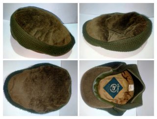 Gorra Vintage Albero Pana y Punto Marrón/Verde