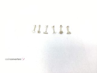 pendientes plata 925mm con piedra con circonita