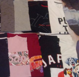 Lote de 16 Camisetas Manga Corta Tallas S