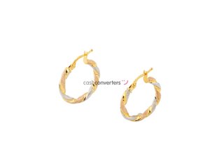 argollas oro 18k