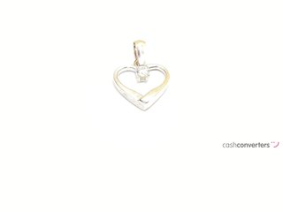 colgante oro 18k con piedra con circonita
