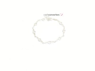 pulsera plata 925mm con piedra con circonita
