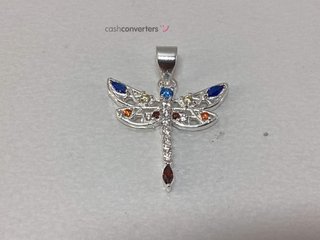 colgante plata 925mm con piedra con circonita