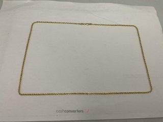 cadena oro 18k 30cm