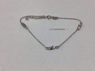 pulsera plata 925mm con piedra con circonita