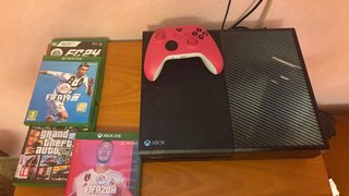 Pack Consola Xbox One con 2 Mando y Juegos origina
