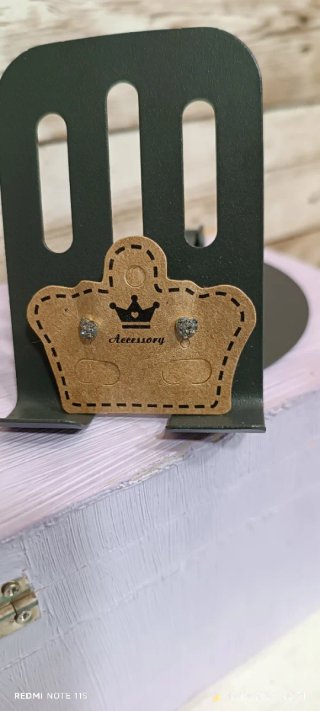 Pendientes de Plata con Forma de Corazón